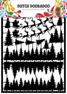 Dutch Doobadoo A5 Dutch Paper Art - Santa