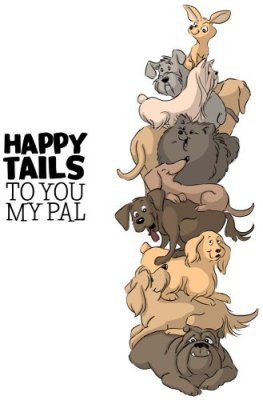 Art Impressions Cling Rubber Stamp Set - Dog Stacker