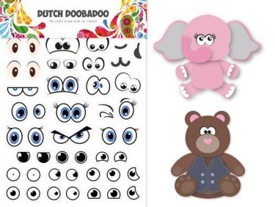 Dutch Doobadoo A5 Dutch Sticker Art - Eyes