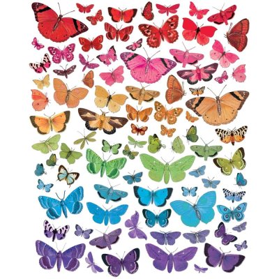 49 And Market Spectrum Gardenia Laser Cut Outs - Butterfly