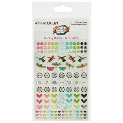 49 And Market Epoxy Stickers - Wishing Bubble Kaleidoscope