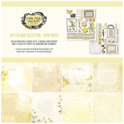 49 And Market 12"x12" Collection Pack - Vintage Artistry Butter