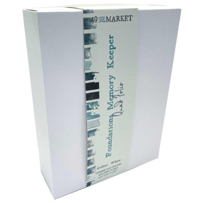 49 And Market Foundations Memory Keeper Quad Folio - White