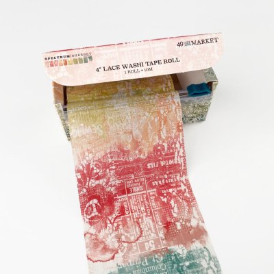 49 And Market 4" Washi Tape Roll - Spectrum Sherbet Lace