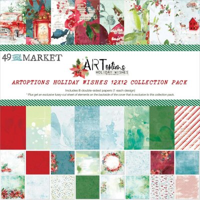 49 And Market 12"x12" Collection Pack - ARToptions Holiday Wishes (8 sheets plus bonus sheet)