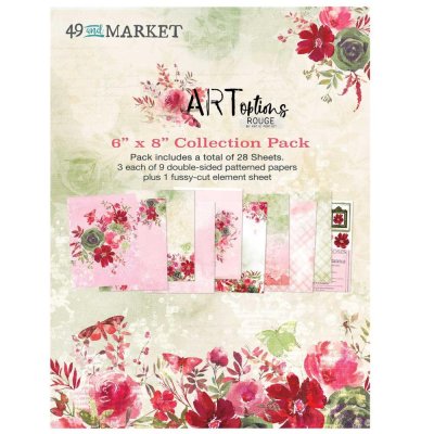 49 And Market 6"x8" Collection Pack - ARToptions Rouge (29 sheets)