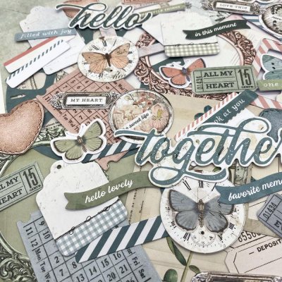 49 And Market Ephemera Bits - Vintage Artistry Tranquility