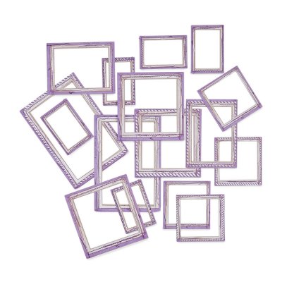 49 And Market Color Swatch: Lavender Frame Set (18 pack)