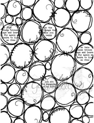 49 & Market Clear Stamps - Going In Circles