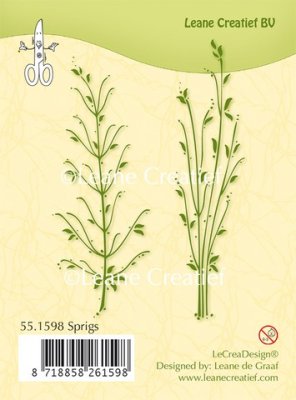 Leane Creatief Clear Stamps - Sprigs