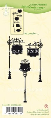 LeCrea Design - Combi Clear Stamp Signboards