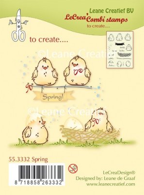 Leane Creatief Clear Stamp - Combi Spring