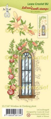 LeCrea Combi Clear Stamps - Window with Climbing Plant