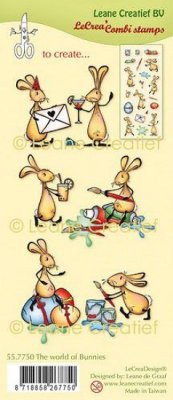 LeCrea Combi Clear Stamps - The World Of Bunnies