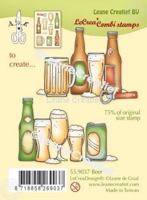 LeCrea Combi Clearstamps - Beer