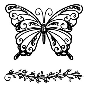 Inkadinkado Clear Stamp - Mini Butterfly
