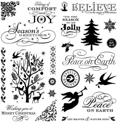 Inkadinkado Clear Stamps - Winter Silhouettes