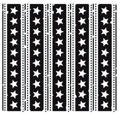 Inkadinkado Clear Stamps - Mini Stars and Stripes