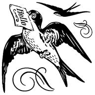 Inkadinkado Clear Stamp - Mini Hello Bird