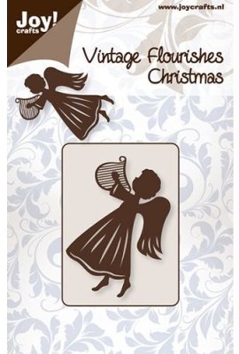 Joy Crafts Vintage Flourishes Dies - Angel with Harp