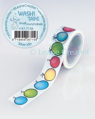 LeCrea Washi Tape - Small Round Labels