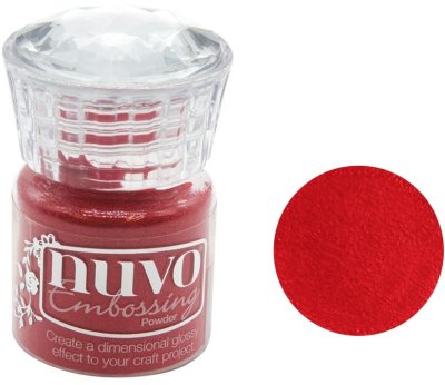 Nuvo Embossing Powder - Sportscar Red