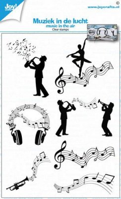 Joy Crafts A5 Clear Stamps - Music In The Air