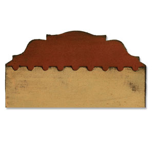 Sizzix On the Edge Die - Alterations Plaque & Postage by Tim Holtz