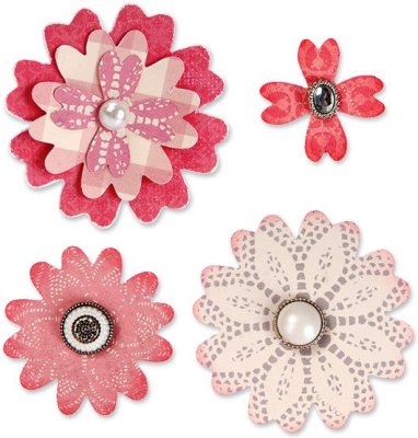 Sizzix Bigz Die - Flower Layers with Heart Petals