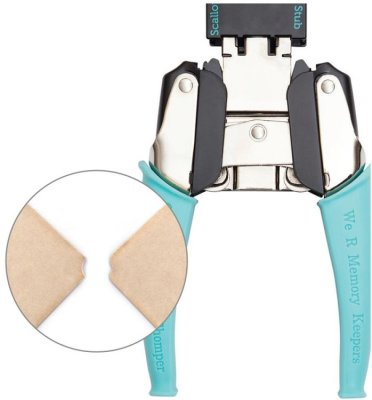 Crop-A-Dile Corner Chomper Tool (Stub & Scallop Cut)