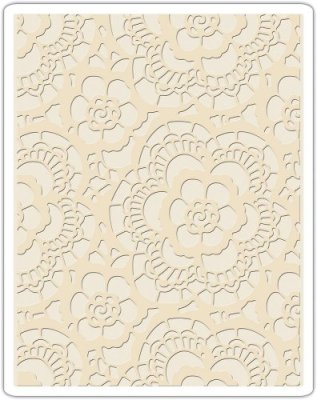 Sizzix Texture Fades Embossing Folder - Lace by Tim Holtz