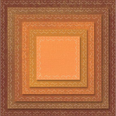 Sizzix Framelits Die Set - Stitched Squares by Tim Holtz (6 dies)
