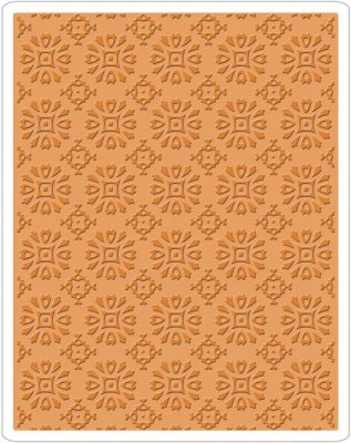 Sizzix Texture Fades Embossing Folder - Rosettes by Tim Holtz