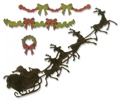 Sizzix Thinlits Die Set - Village Christmastime by Tim Holtz (5 dies)