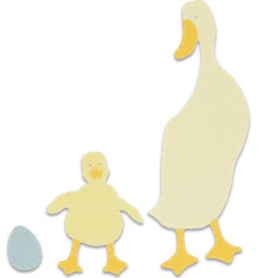 Sizzix Bigz Dies - Duck and Duckling