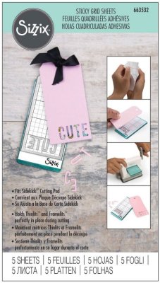 Sizzix Sidekick Sticky Grid Sheets (5 sheets)