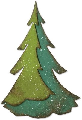 Sizzix Bigz Die - Layered Pine by Tim Holtz