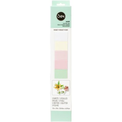 Sizzix 12"x24" Surfacez Sculpting Foam - Bouquet (5 sheets)