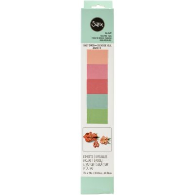 Sizzix 12"x24" Surfacez Sculpting Foam - Sunset Garden (5 sheets)