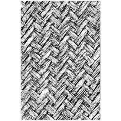 Sizzix 3D Texture Fades Embossing Folder - Intertwined by Tim Holtz
