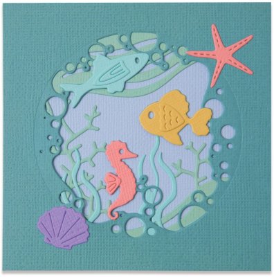 Sizzix Thinlits Die Set - Ocean Scene (9 dies)