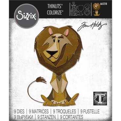 PÅ VÄG! Sizzix Thinlits Dies - Harrison Colorize by Tim Holtz (9 dies)