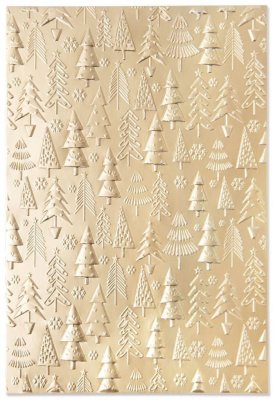 Sizzix 3-D Textured Impressions Embossing Folder - Christmas Tree Pattern