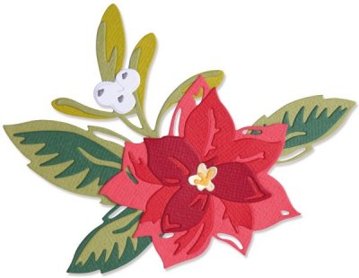 Sizzix Thinlits Die Set - Layered Christmas Flower (13 dies)