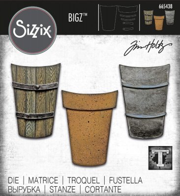 Sizzix Bigz Die - Potted #2 by Tim Holtz