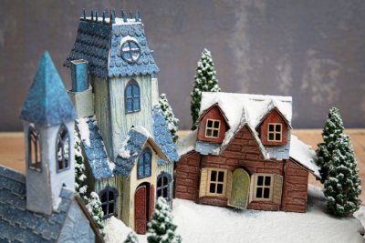 Sizzix Thinlits Dies - Village Collection by Tim Holtz (87 dies)