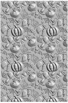 Sizzix 3D Textured Impressions Embossing Folder - Halloween Elements