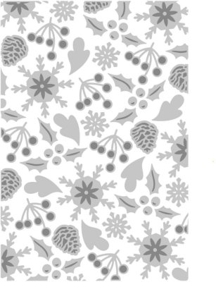 Sizzix Multi-Level Textured Impressions Embossing Folder - Winter Pattern