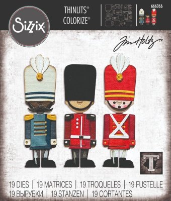 Sizzix Thinlits Die Set - Harvey Colorize by Tim Holtz (19 dies)
