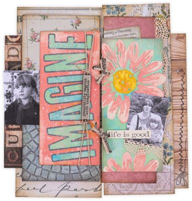 Sizzix Thinlits Die Set - Blossom by Tim Holtz (7 dies)